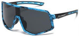 XLOOP POLARIZED SUNGLASSES-AQUA CAMO